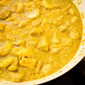 Mild Banana Curry With Chicken